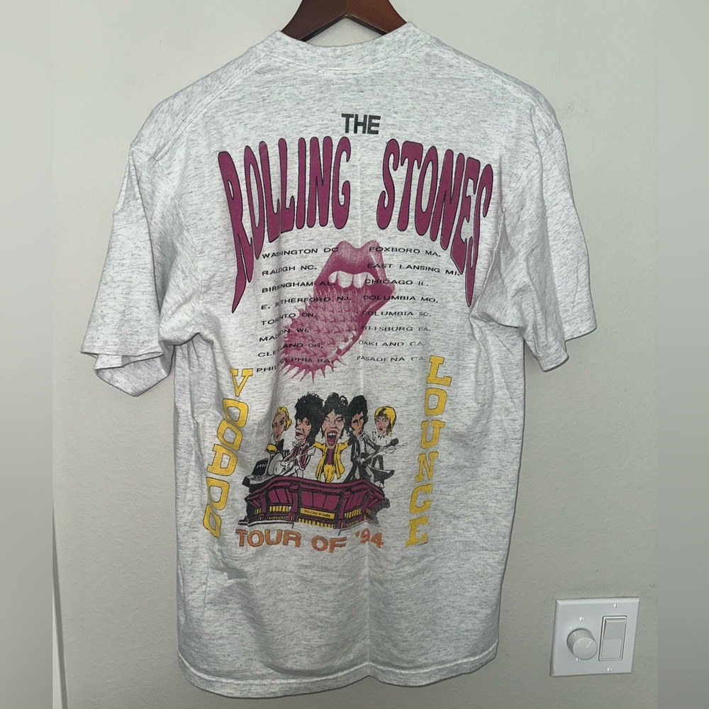Vintage Rolling Stones world tour tshirt ‘94 ‘95 size large